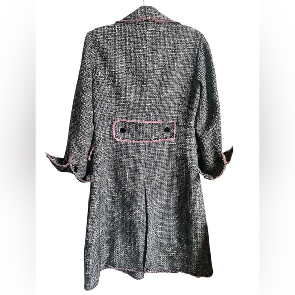 w.o.n.y. Women’s Double Breasted Boucle Coat/Jacket Size 8 - Picture 2 of 13